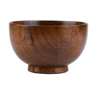 Handcrafted Bowl Wooden Bowl, Kid Wooden Bowl Heat-Resistant Bowl, Heat-Resistant Tableware Child Kid Food Container for Holding The Rice Kitchen(11cm)