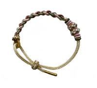 Handcrafted Braided Peach Blossom Knot Charm Bracelet - Elegant Chinese-Design, Red Rope Accent, Perfect for girl gift,granddaughter bracelets for women,jewelry for granddaughter, One Size, Nylon