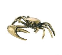 Handcrafted Brass Crab Ornament for Home Interior Beautiful Desk Accessory (3#)