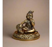 Handcrafted Brass Laddu Gopal - Symbol of Divine Love, Peace & Prosperity