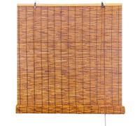 Handcrafted Carbonized Bamboo ains for Indoor/Outdoor120x180cm Brown Drapes with AccessoriesIdeal Garden & Window Décor Solut