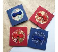 Handcrafted Chinese Knot Buttons 5 Pieces for DIY Clothing, Costumes, and Elegant Decorations (05)