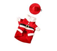 Handcrafted Christmas Geese Costume Red Knit Sweater Outfit Festival Holiday Lawns Decors Festival Crochet Animal Suit Knitted Christmas Geese Costume