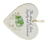 Handcrafted Crystal-Clear Christmas Tree Pendants - Unbreakable Sea Glass Decorations For Lasting Memories Weather Resistant Christmas Pendant