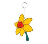 Handcrafted Daffodil Suncatcher - Natural Elegance British Flora Decor by Something Different Wholesale