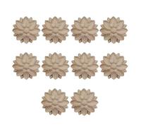 Handcrafted European Floral Wood Carvings Art Piece for Furniture and Wall Decoration Natural Solid Wood Materials Hand Carved Wooden Wall Decoration