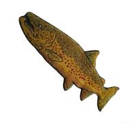 Handcrafted Fish Shaped Rug with Irregular Natural Design for Living Room and Bedroom Decor, Unique Artistic Carpet Featuring Detailed Scale Patterns (D)