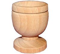 Handcrafted from Bethlehem Olive Wood Holy Communion Souvenir (1.5" Cup)