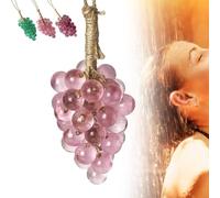 Handcrafted Grape Bunch Soap, Grape Soap on a Rope, Decorative Soaps Bars, Cold Process Bath Soaps, DIY Exquisite Home Decor and Gift Choice for Washing Hands and Fresh Air Men Women