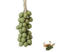 Handcrafted Grapes Soap, Natural Cold Process Soap, Artisan Soaps, Handmade DIY Exquisite Home Decor and Gift Choice for Washing Hands and Fresh Air Women Men (Green,40 in a string)