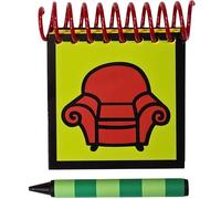 Handcrafted Handy Dandy Inspired Steve Notebook With Jumbo Black Crayon