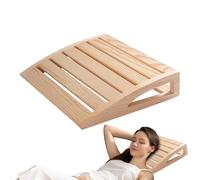 Handcrafted Headrest Design - Spa Wellness Tool, Thermal Room Pad | Relaxed Spine Position Block, Rejuvenation Support with Breathable Base for Heat Sauna Use by Teenagers and Women