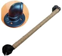 Handcrafted Hemp RopeRailing Nonslip Wall Handle 30cm Indoor Loft Passage Handrail for Safe Climbing and Aesthetic Decor.