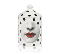 Handcrafted Italian Candle Holder - Candlestick Candle Holder Aromatherapy Candle Jar with Female Face Design, Elegant Aromatherapy Jar for Tabletop Décor,Home Decor Room Decoration Gift for Mum (A-2)