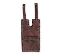 Handcrafted Leather Boot Wallet for Women, Western Style Snap Strap Slim Wallet, Minimalist Card Holder for Boots, Ideal for Rodeo, Travel, or Everyday Use (Brown)