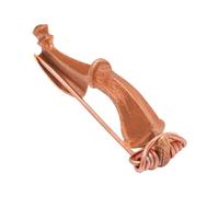 Handcrafted Lost Wax Cast Bronze Roman Fibula - Authentic Real Bronze Museum-Quality, Medieval/Viking/Antique Replica (5 cm)