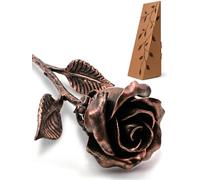 Handcrafted Metal Rose (Copper Stained) - Romantic Anniversary Flower