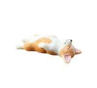 Handcrafted Mini Corgi Figurines - Welsh Corgi Cake Topper, Car Dashboard Decor, Collectible Ornament | Cute Puppy Model Gift for Women, Mom, Wife | Birthday, Mother’s Day Present (#05)