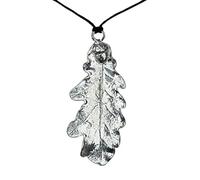 Handcrafted Oak Leaf and Acorn Pendant - Symbol of Strength and ProsperityHandmade in Finest Pewter, by William Sturt