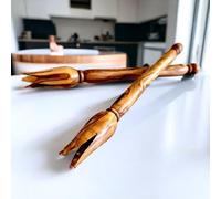 Handcrafted Olive Wood Olive Picker, Harvest Tool