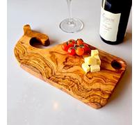 Handcrafted Olive Wood Whale Shaped Cutting Board | Durable Kitchen Serving Tray for Charcuterie Cheese Bread Sushi | Unique Wooden Chopping Board | Naturally Finished - Natural Wood (Whale)