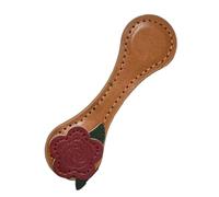 Handcrafted PU Leather Bookmarks Light Weight Reading Essential for Book Lovers Sunflowers Inspired Page Holder Elegant Bookmarks for Readers