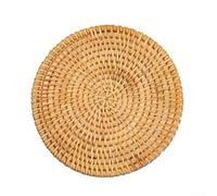 Handcrafted Rattan Coasters, Insulation Pads for Hot Pots, Straw Placemats that Blend with Any Decor (13cm)