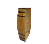 Handcrafted Reclaimed Solid Oak Wine Barrel Half-Barrel Lid & Barrel Bottom Wall-Mounted Decoration, Rustic Distressed for Winery Bar, Wedding Photography Props, Farmhouse Wall Art