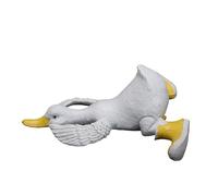 Handcrafted Resins Duck With Rain Boot Statue Cartoon Funny Animal Figurine Sculpture For Outdoor And Indoor Decoration Resins Duck Figurine