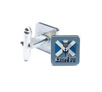 Handcrafted Scotland-Themed UV Printed Novelty Cufflinks (cuff-ds24-scottlandrg)