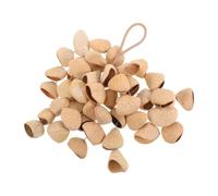 Handcrafted Shell Wind Chime 1 Strand Nutshell Rustic 13.4