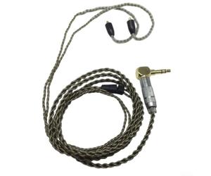 Handcrafted Silver Plated For MMCX Cable with For Braided Four Strand Design for Maintaining Signal and Physical