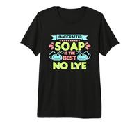 Handcrafted Soap is The Best No Lye Soap Crafting Soapmaking Premium T-Shirt