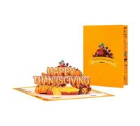 Handcrafted Thanksgiving Greeting Card Fall Harvest Decorative for Family Craft Activity and Home Decoration Parent Child Holiday