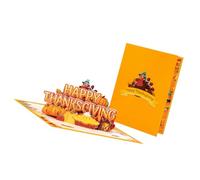 Handcrafted Thanksgiving Greeting Card Fall Harvest Decorative for Family Craft Activity and Home Decoration Harvest Greeting