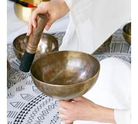 Handcrafted Tibetan Singing Bowl Set - Easy To Play for Beginners - for Meditation, Sound Healing & Yoga