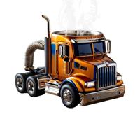 Handcrafted Truck Coffee Mug, Creative Semi-Truck Coffee Mug with Handle, Semi-Truck Shaped Coffee Mug Favors for Truck Lovers and Truck Drivers, Multi-Purpose Truck Coffee Cup for Tea, Juice, Milk