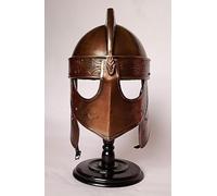 Handcrafted Viking Wolf Armor Helmet Copper Finish | Medieval Metal Knight Helmets | Wearable for Adult