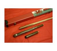 Handcrafted Welsh Themed Snooker Cue set with 3/4 piece Ash Shaft