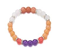 Handcrafted with unique stone beads geometric style, seeking to express and personalize the beauty of nature