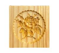 Handcrafted Wood Cookie Retro Kitchen Tool Nonstick Surfaces for Baking and Decorative Dessert Creation User Friendly Cookie Cutter