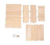 Handcrafted Wooden Bat House, Outdoor Bat Box with Weatherproof Coating, Single Chamber Bat Shelter for Garden Patio Yard, Bat Roost with Internal Grooves and Easy Ins