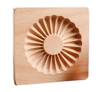 Handcrafted Wooden Biscuits Cutter Sturdy Beech Materials Molds Ideal for Holiday Treats and Creative Baking Projects User Friendly Baking Tool