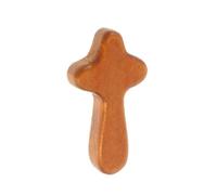Handcrafted Wooden Cross My Heart, Wood Crosses Fidget, Cross My Heart Wooden, Hand Stress Cross, Held Relief Pocket Cross