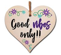 Handcrafted Wooden Hanging Heart with Encouraging Message - Inspirational Wall Sign for Self-Care, Home Decor, or Thoughtful Gifts