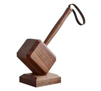 Handcrafted Wooden Judge Gavel Multi-Tool | Magnetic Base Beer Bottle Opener with Detachable Keychain - Vintage Style Cool Bottle Opener for Men, Home Bar Decor, Dad Gifts