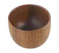 Handcrafted Wooden Kitchen Bowl for Serving Salad Fruits and Cooking Solid Wood Bowl with Smooth Finish (8CM x 5CM)