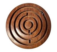 Handcrafted Wooden Labyrinth Puzzle Maze - Educational Brain Teaser Game for Children and Adults
