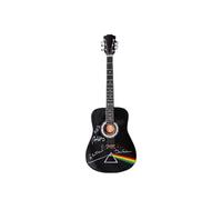 Handcrafted Wooden Miniature Acoustic Guitar Replica, Classic Progressive Rock Tribute, Collectible Desk Display