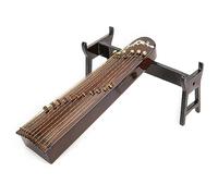 Handcrafted Wooden Miniature Guzheng Model, Ancient C Se Instrument Replica, 10cm (10cm)